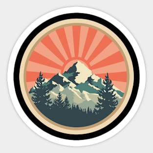 mountains Sticker